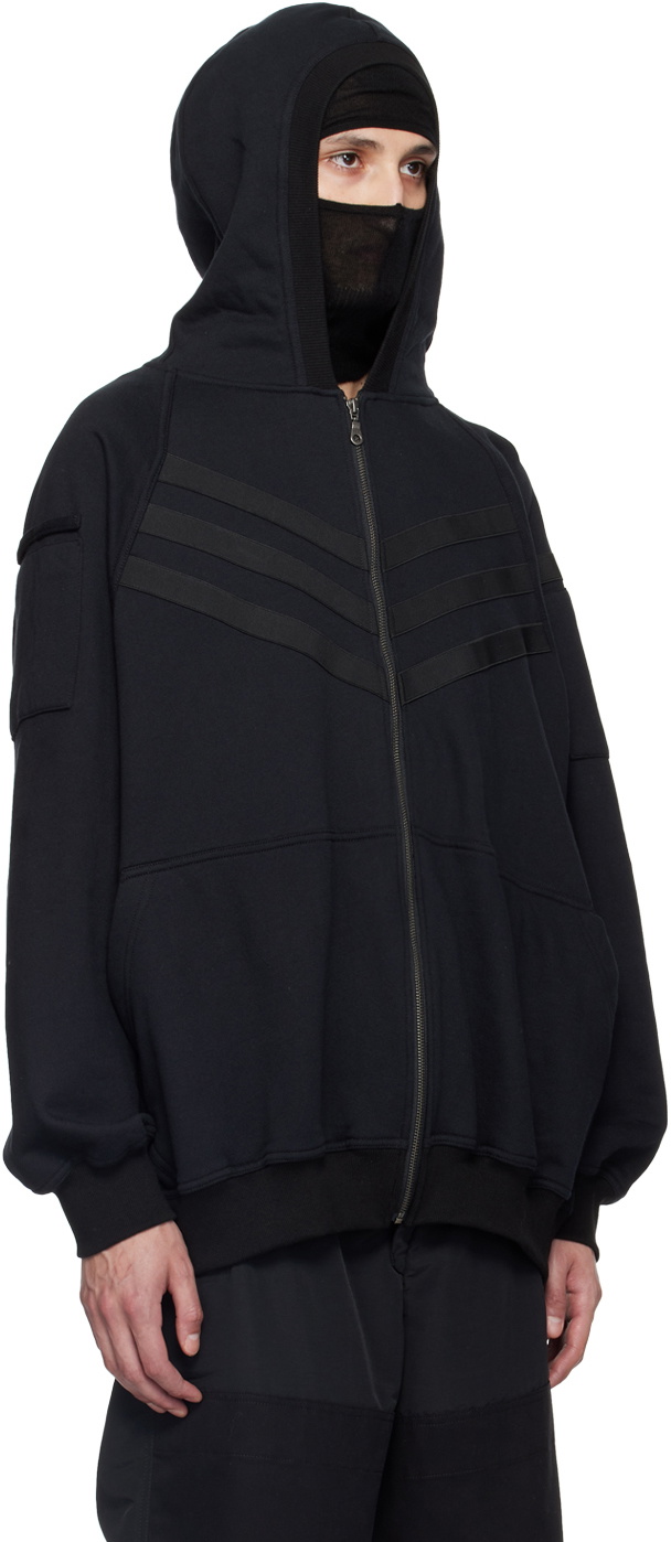 BRYAN JIMENÈZ Black Trim Hoodie
