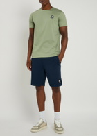 Sandbanks Badge Logo Cotton Shorts Navy