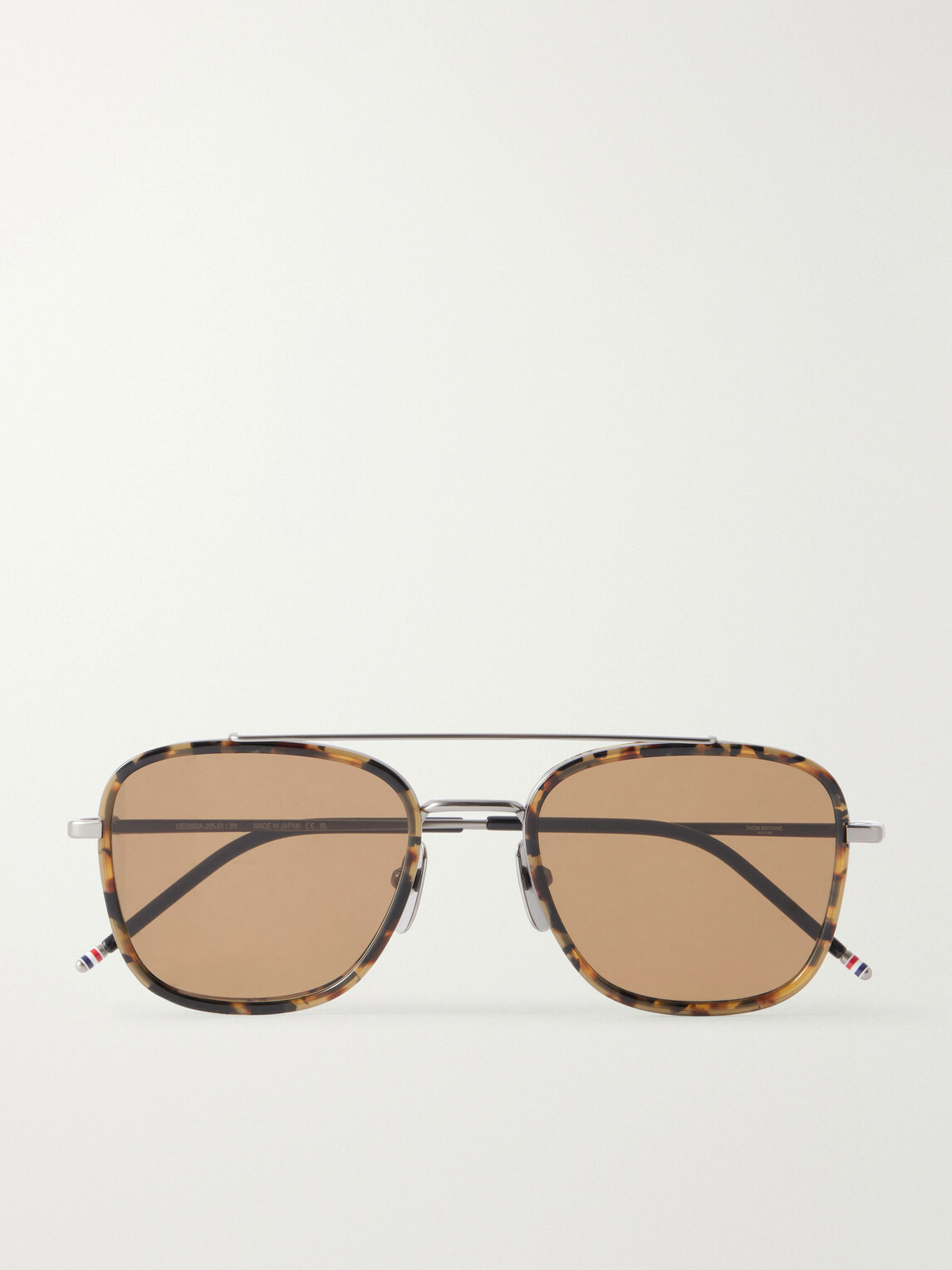 Thom Browne - Aviator-Style Gold-Tone Titanium Sunglasses Thom Browne