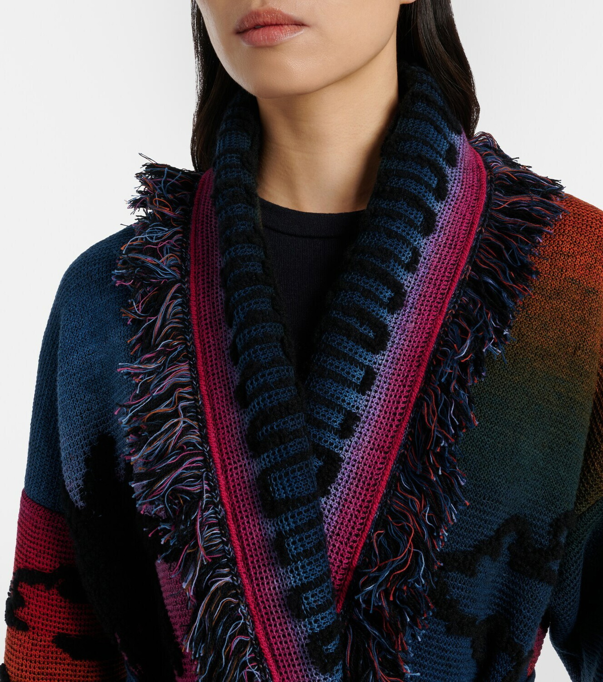 Alanui Sunset Stories cashmere-blend cardigan