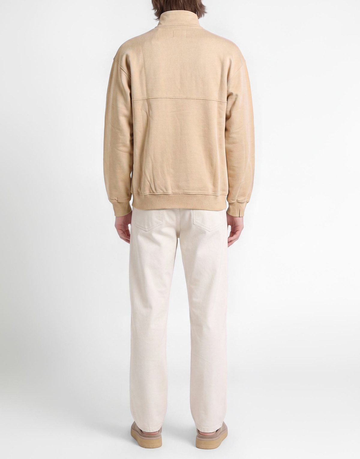 Colorful Standard Mens Sweatshirt in Beige
