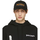 Palm Angels Black Vintage Logo Cap