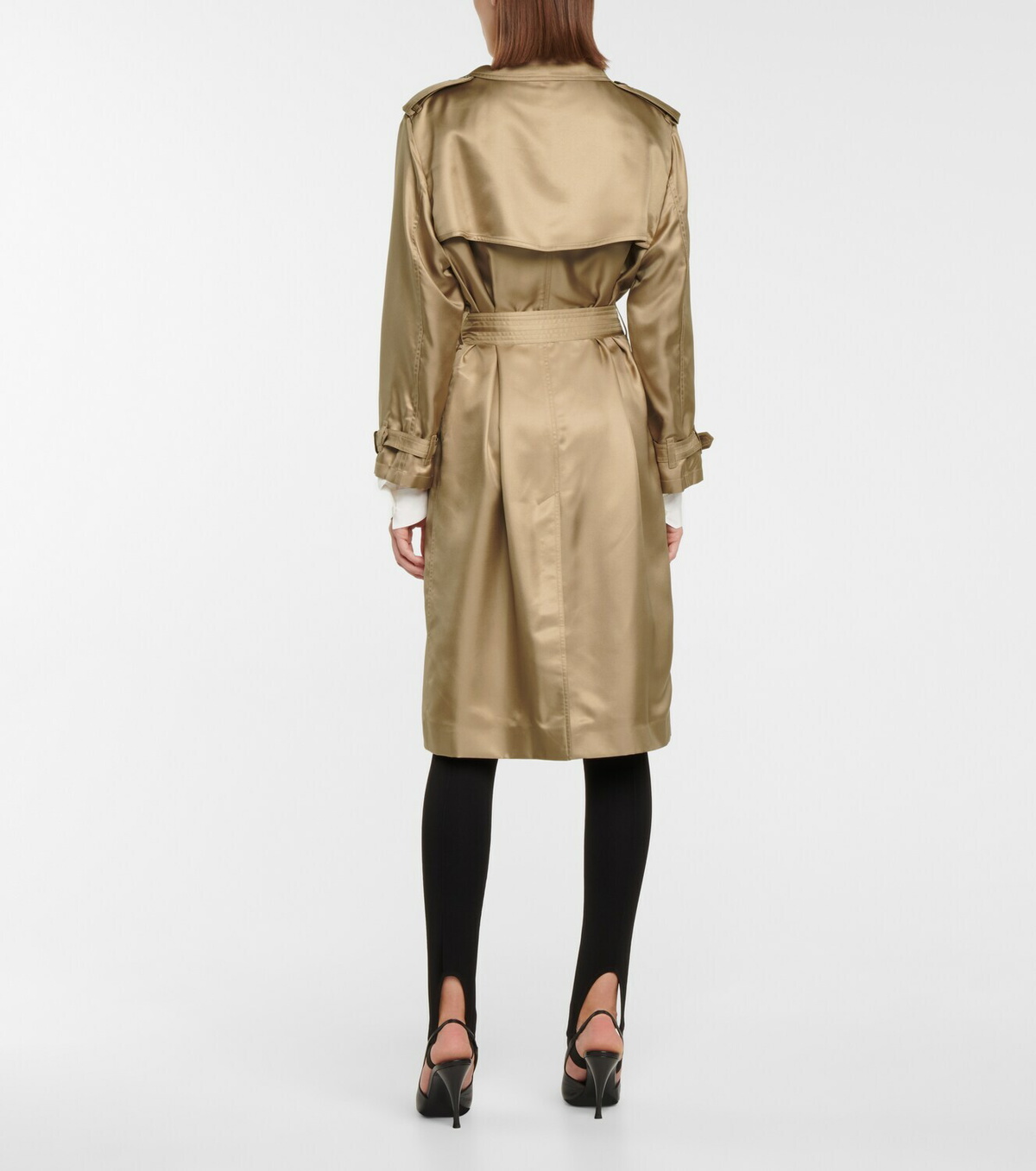 Saint Laurent Silk twill trench coat Saint Laurent
