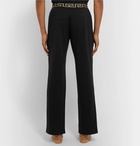 Versace - Stretch Cotton-Blend Pyjama Trousers - Black