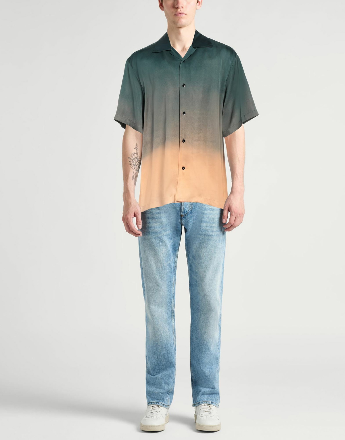 Jil Sander Mens Shirt Deep teal