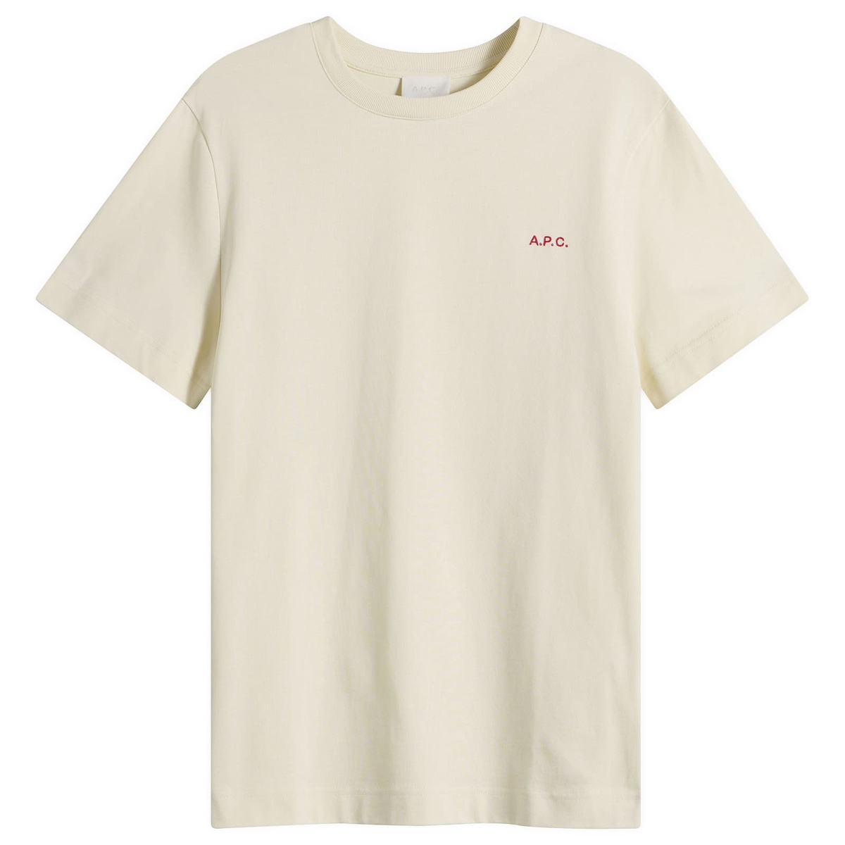 A.P.C. Men's Oliver Heavyweight T-Shirt in White