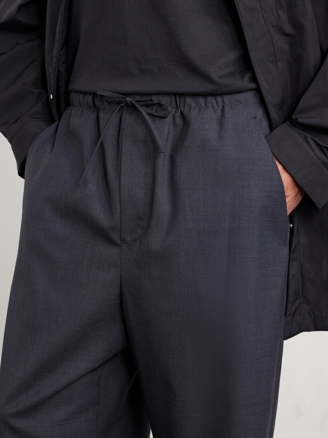 Amomento - Straight-Leg Wool Trousers - Gray