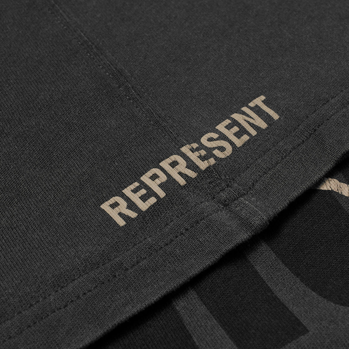 Represent Spirits Mascot T-Shirt in Aged Black