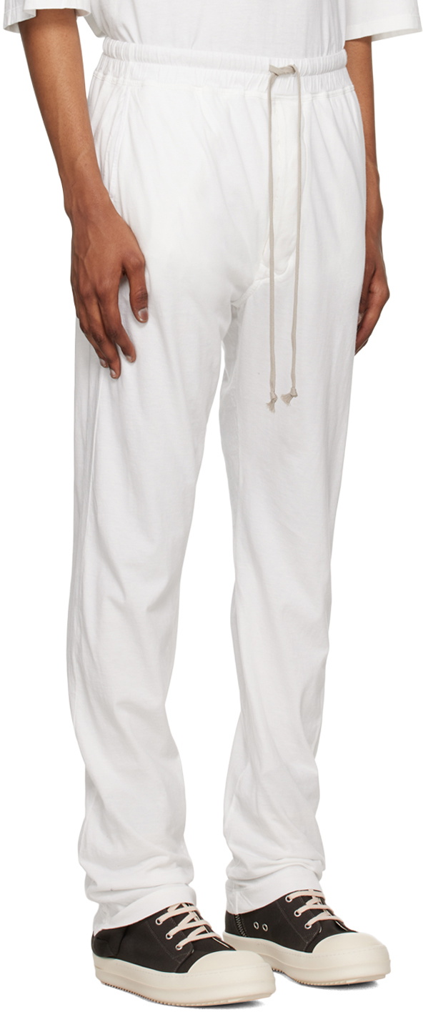 Rick Owens DRKSHDW White Berlin Lounge Pants Rick Owens Drkshdw