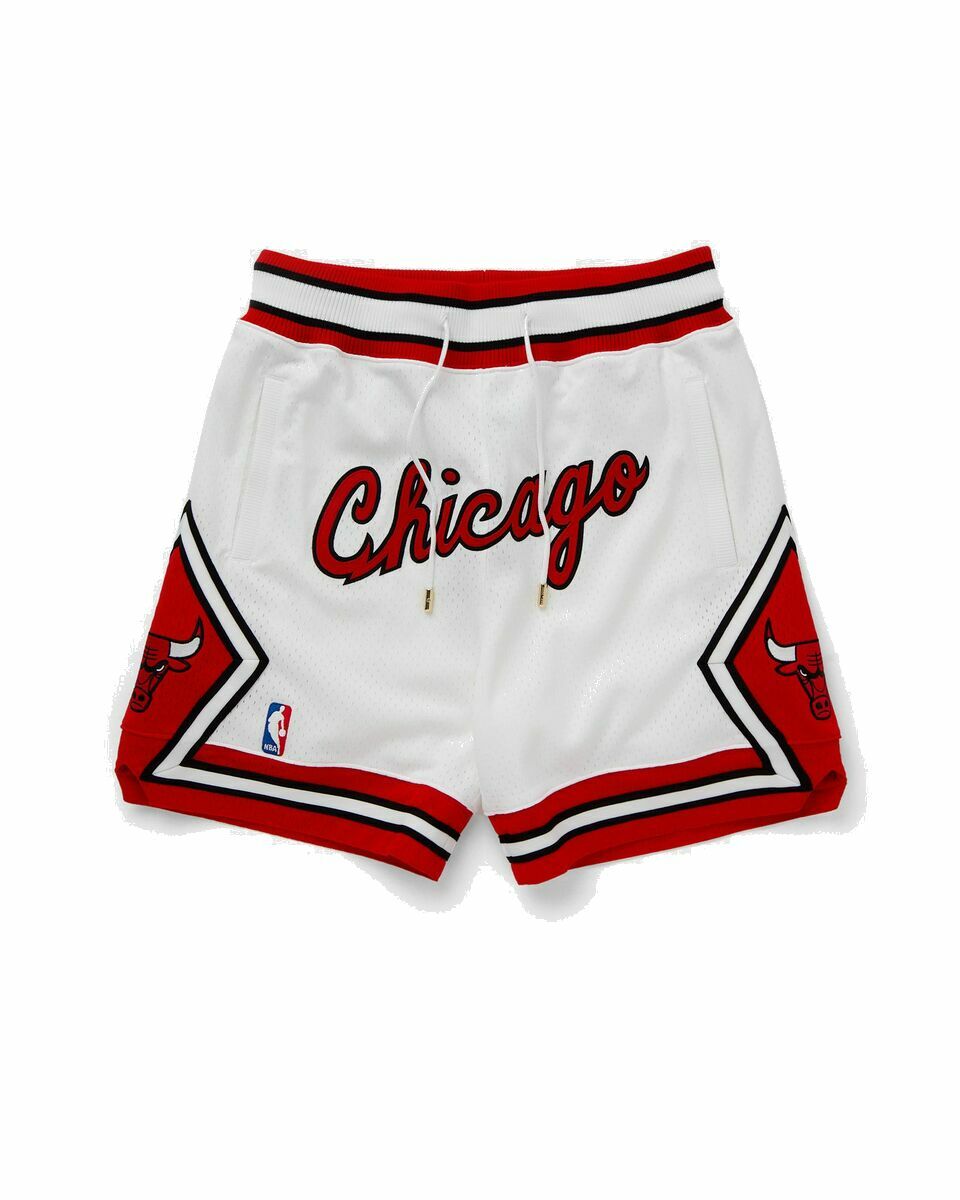 Photo: Mitchell & Ness Nba Shorts Just Don 7 Inch Chicago Bulls Home White - Mens - Sport & Team Shorts