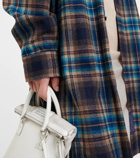 Maison Margiela Checked wool shirt dress