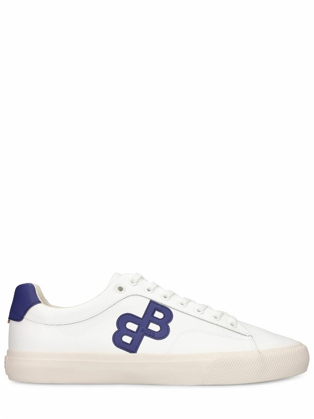 Photo: BOSS - Aiden Logo Faux Leather Sneakers