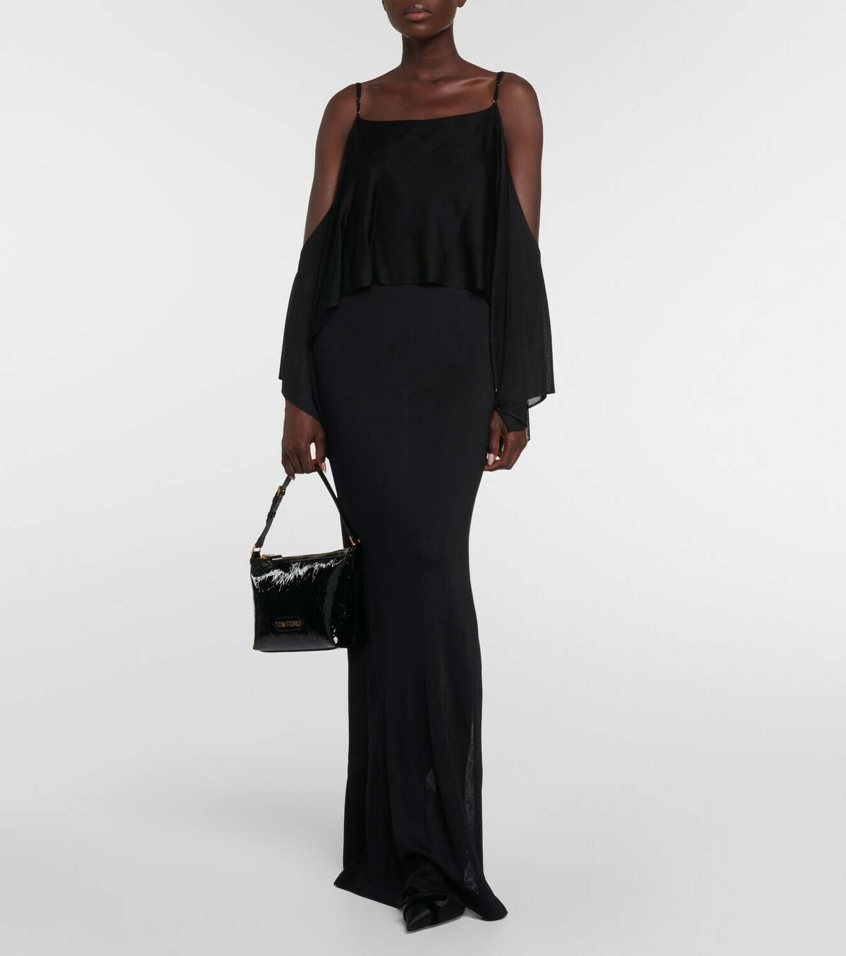 Tom Ford Slingback satin pumps