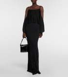 Tom Ford Slingback satin pumps