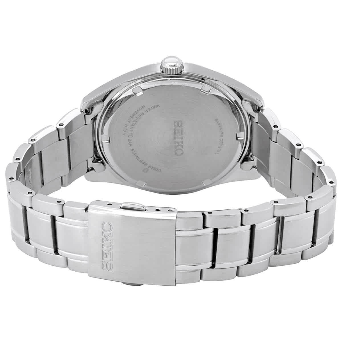 Seiko Essentials Quartz Silver Dial Mens Watch SUR307P1