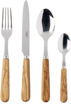 Sabre Olive Wood Cutlery Set