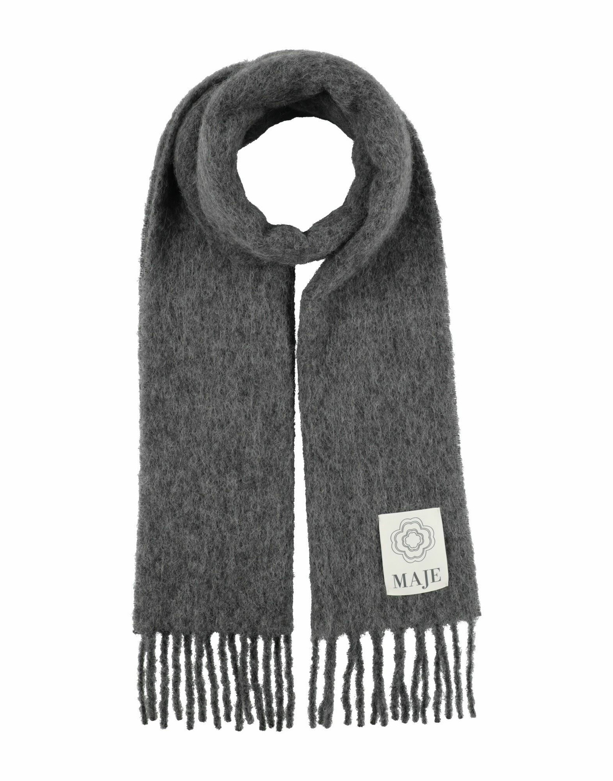 Maje Womens Scarf Charcoal
