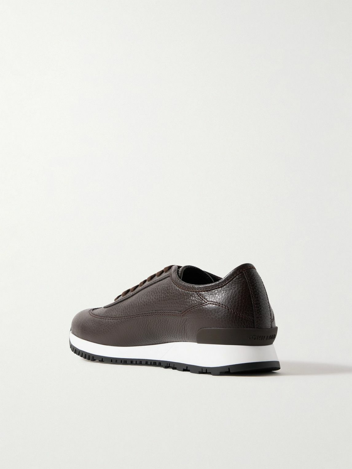 John Lobb - Foundry II Full-Grain Leather Sneakers - Brown