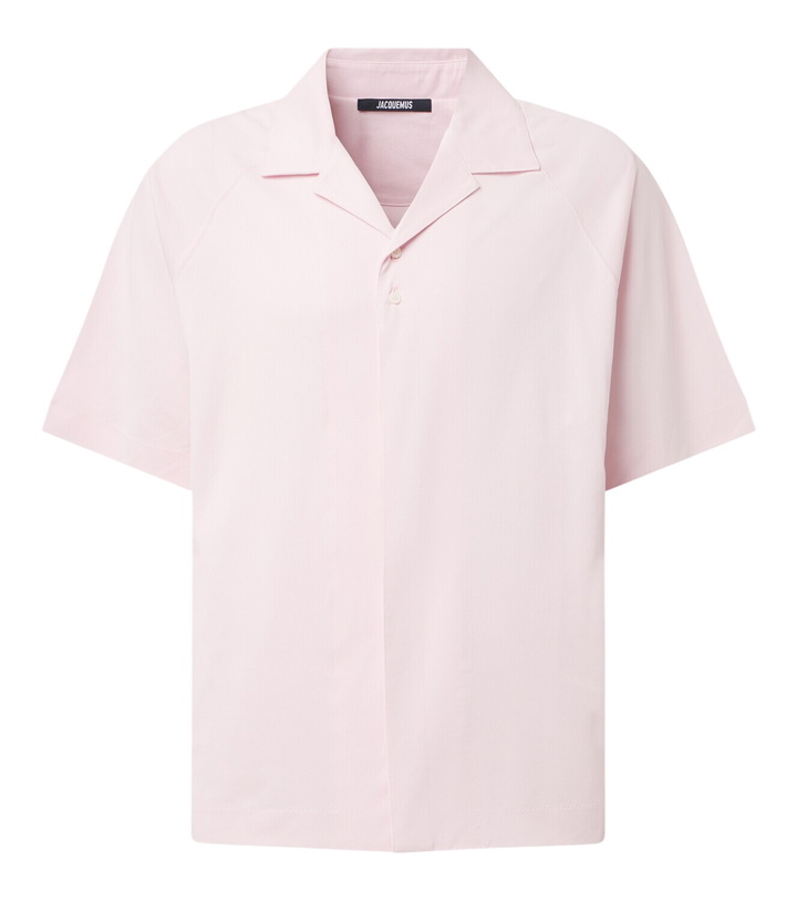 Photo: Jacquemus Jean Atelier jersey bowling shirt