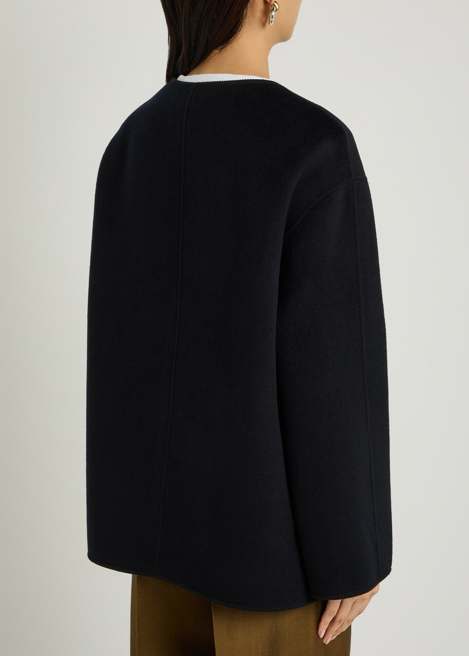 Rohe Wool and Cashmere-blend Jacket Navy