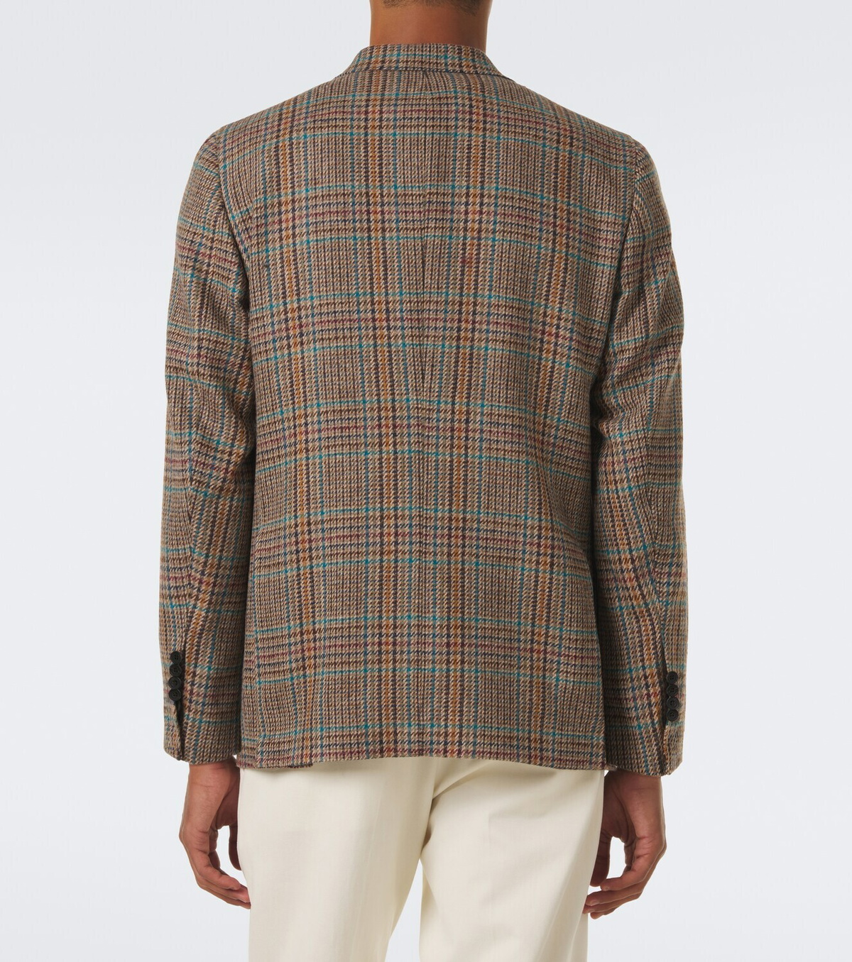 Rubinacci Checked virgin wool blazer