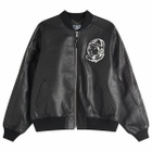 Billionaire Boys Club Men's OG Astro Leather Bomber Jacket in Black