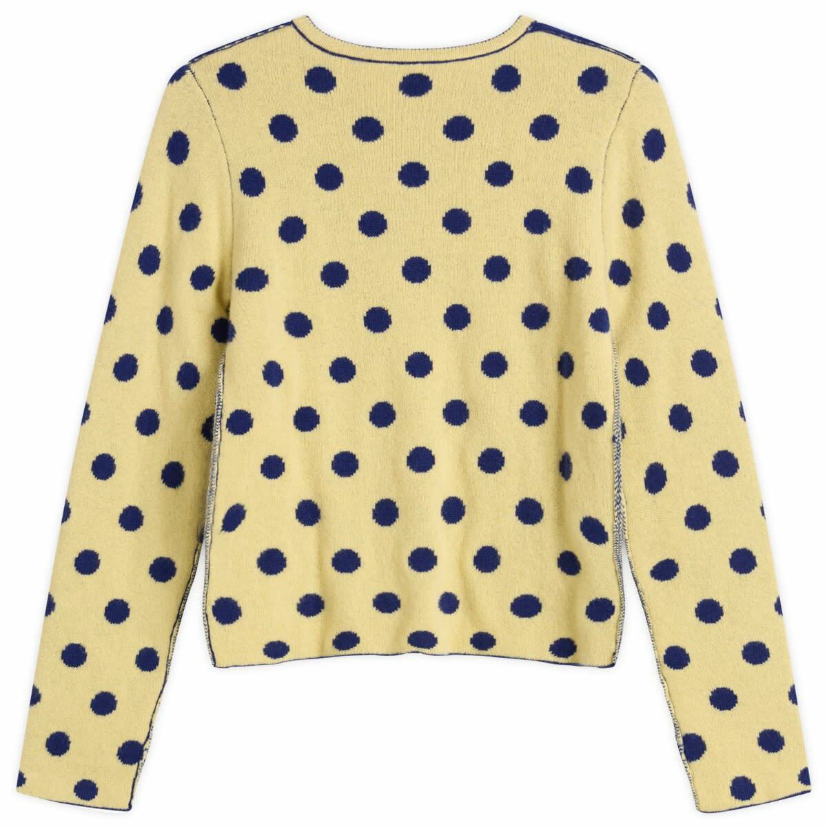 Damson Madder Women's Tabitha Reversible Cardigan in Butter
