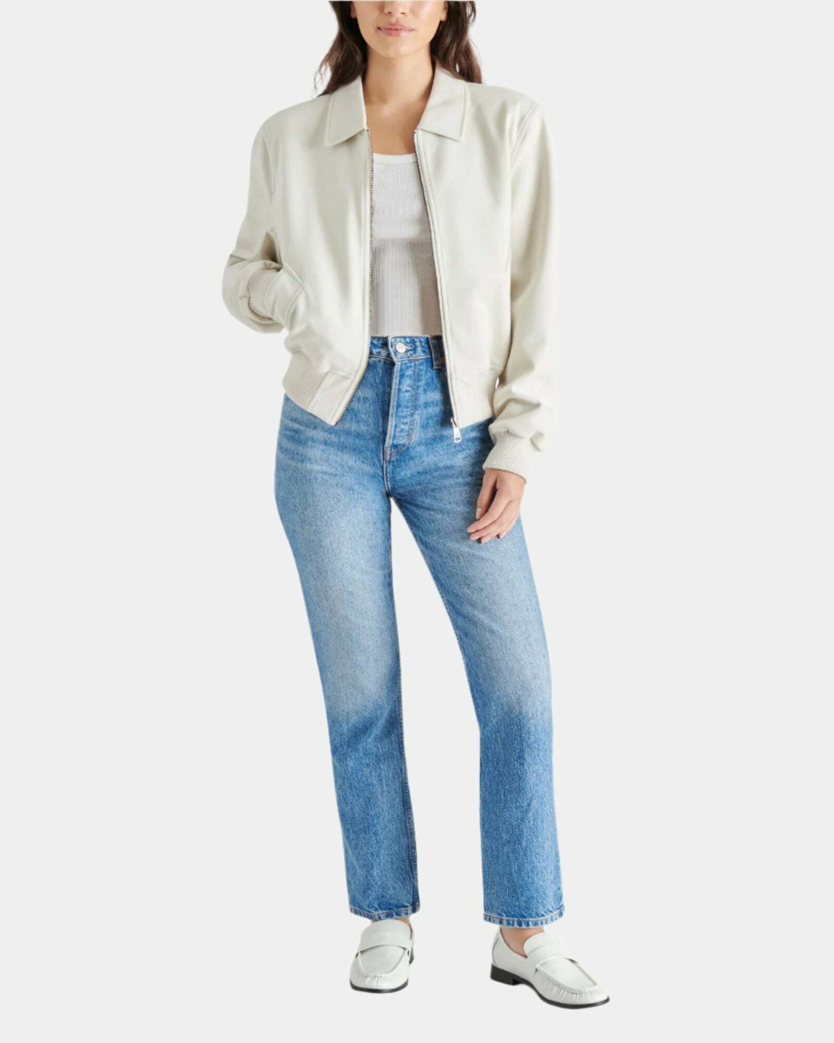 Steve Madden Anouk Jacket in Silver