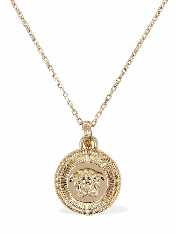 Photo: VERSACE - Medusa Coin Charm Necklace