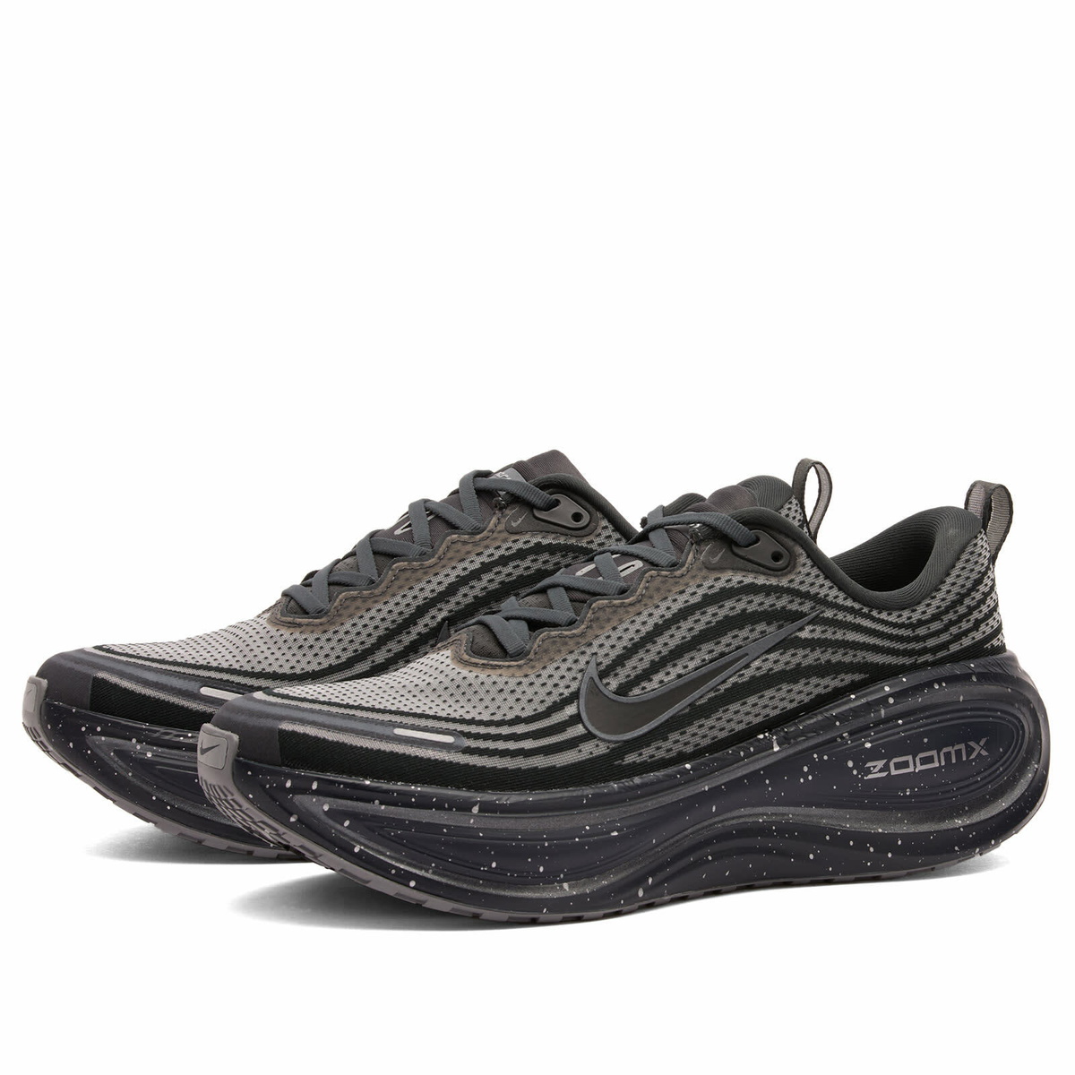Nike Vomero Plus Speckle Sneaker in Anthracite/Chrome/Blue