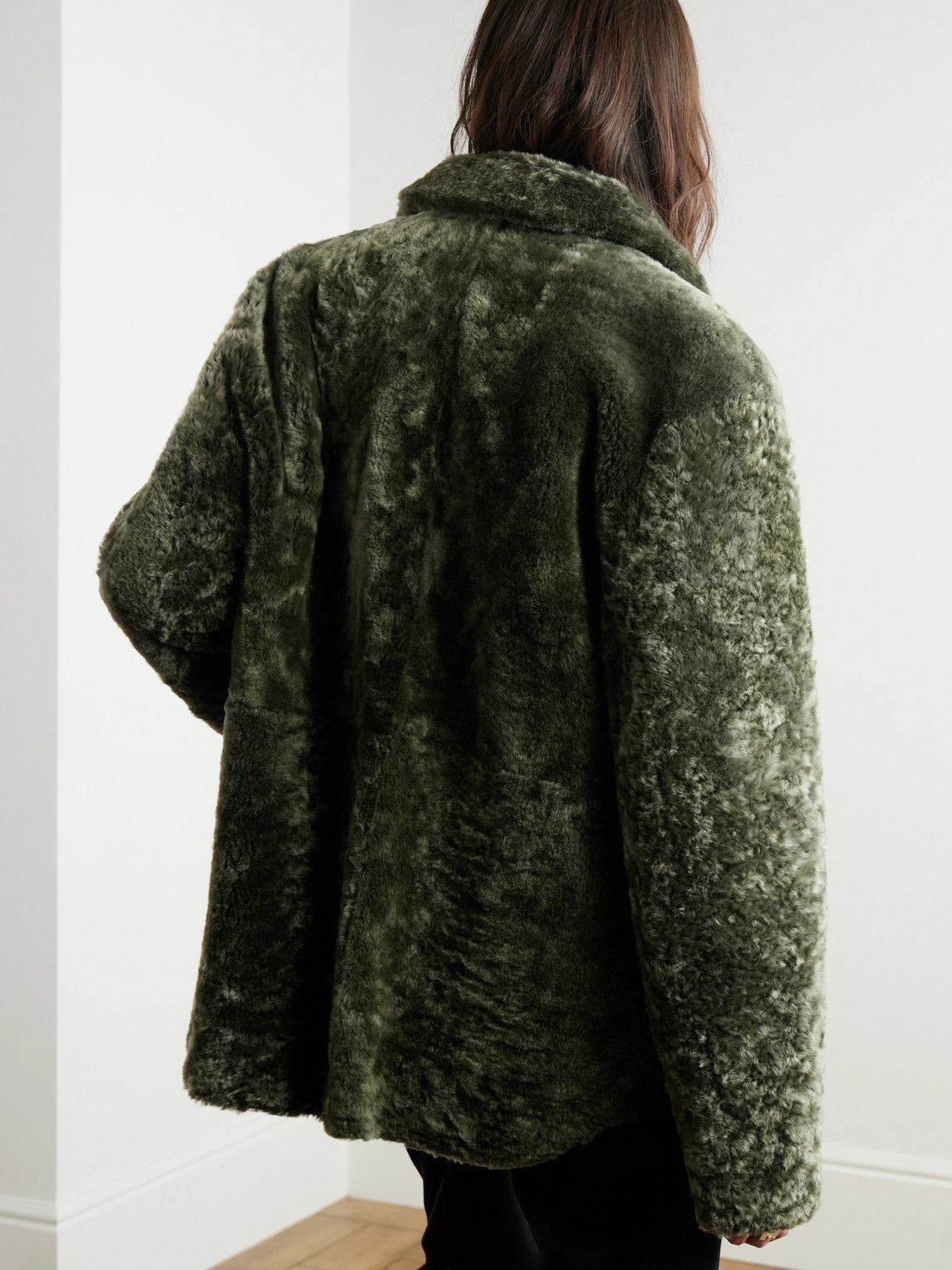 Jil Sander - Reversible Shearling Jacket - Green Jil Sander