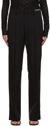 MISBHV Black Relaxed Tailored Trousers