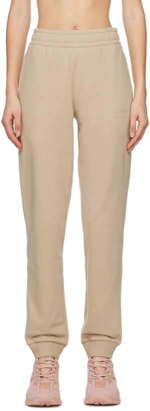 Photo: Burberry Beige Three-Pocket Lounge Pants