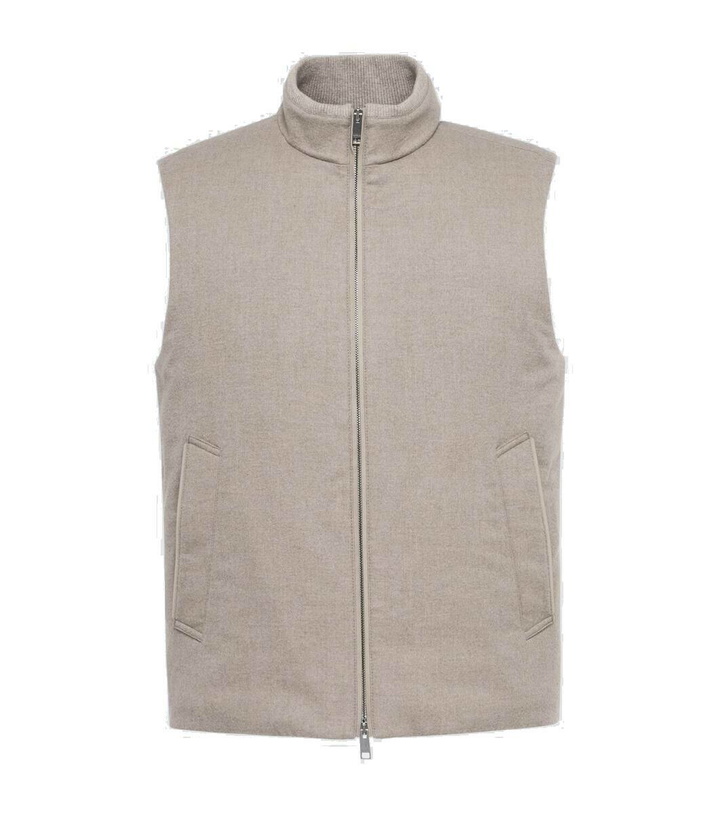 Photo: Zegna Cashmere down vest