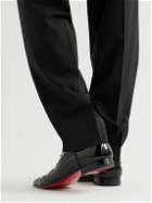 Christian Louboutin - Greggo Patent-Leather Oxford Shoes - Black
