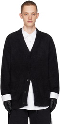mastermind WORLD Black Jacquard Cardigan
