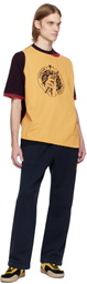 AMBUSH Black & Yellow Front Layered T-shirt