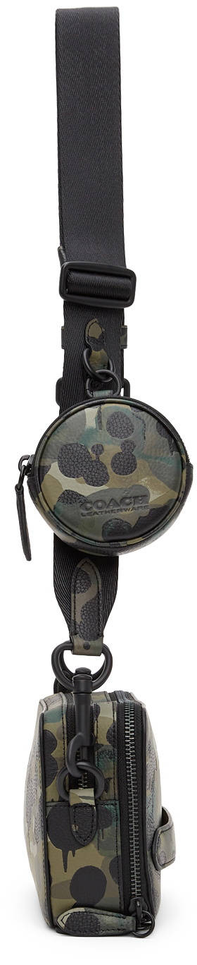 Coach 1941 Black & Green Camo Charter Hybrid Crossbody Bag Coach 1941