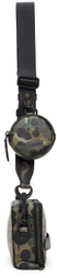 Coach 1941 Black & Green Camo Charter Hybrid Crossbody Bag