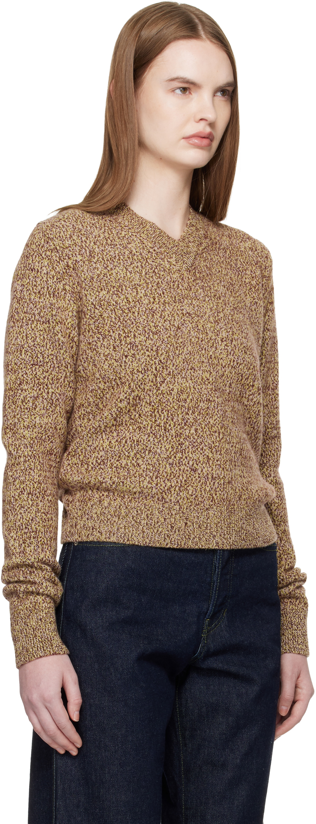 &Daughter Multicolor Sligo V-Neck Sweater