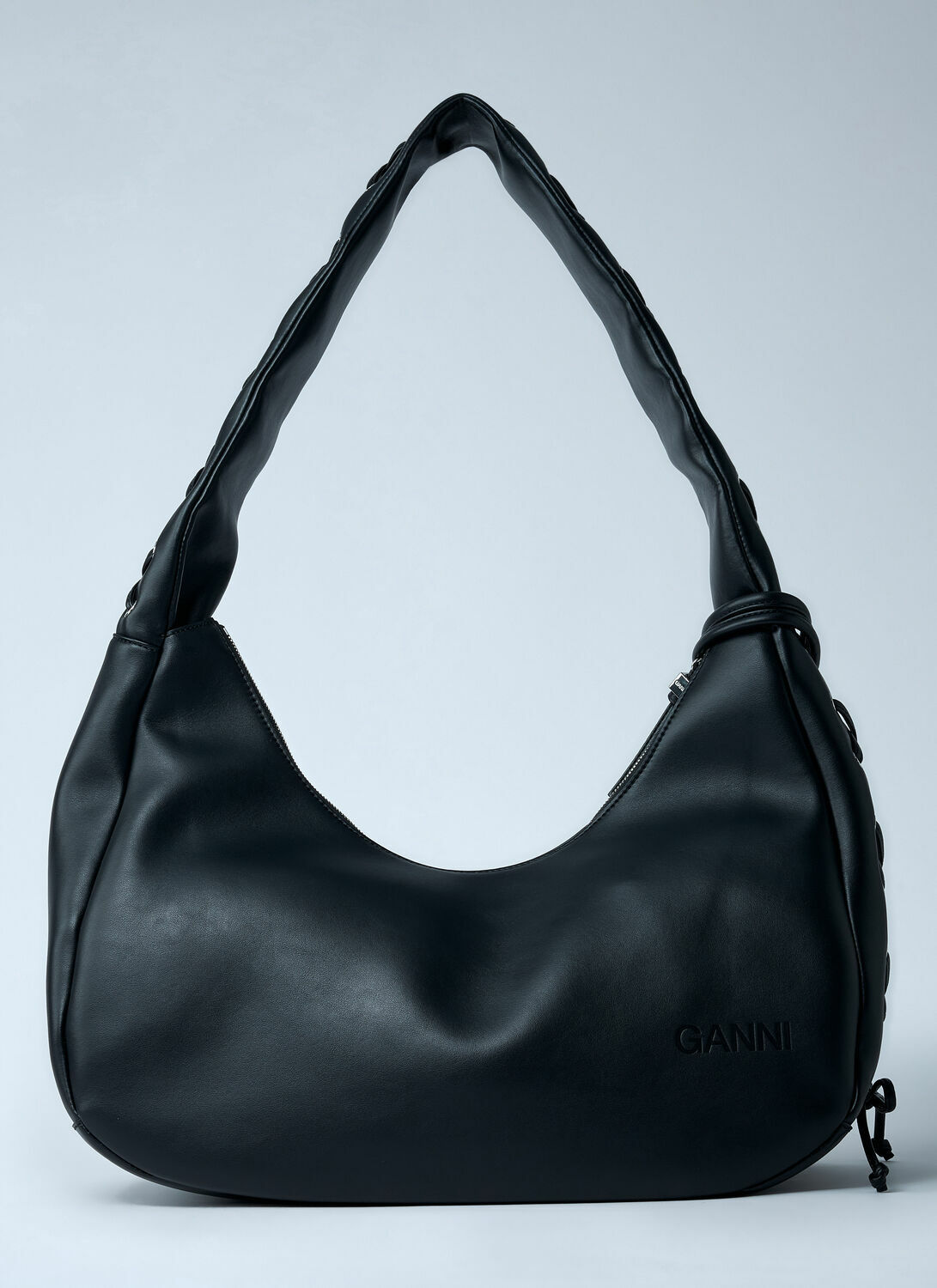 GANNI Medium Hobo Lace Shoulder Bag