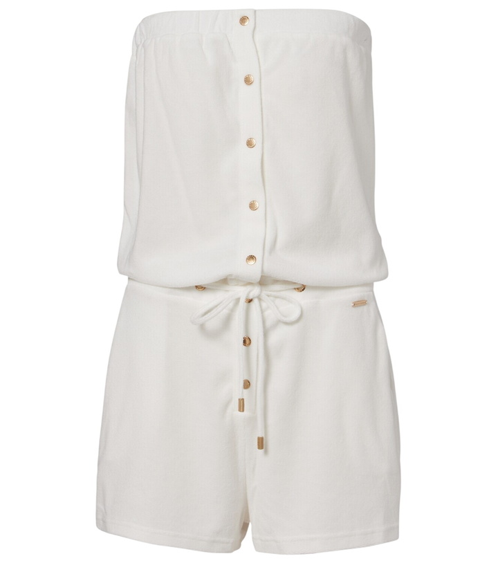 Photo: Melissa Odabash Venus cotton-blend romper