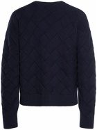 BOTTEGA VENETA - 3d Intreccio Crewneck Wool Sweater