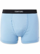 TOM FORD - Stretch-Cotton Boxer Briefs - Blue