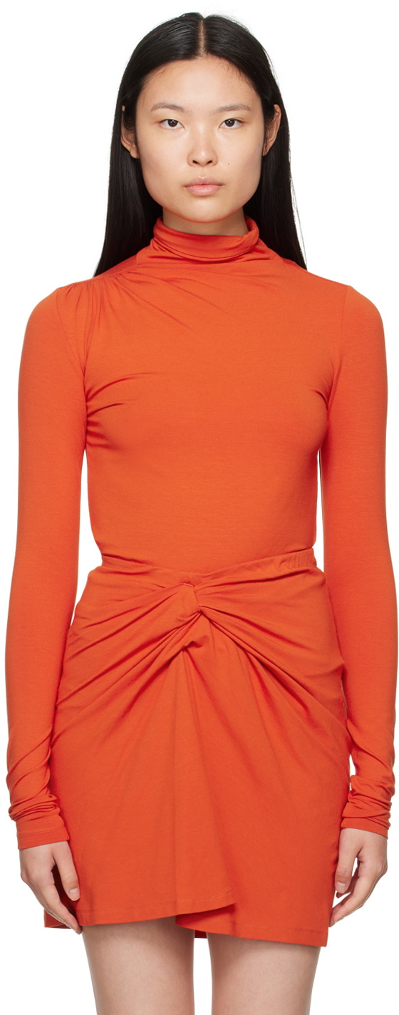 Women's Mansel Oversized Hoodie Sweatshirt In Ecru/Orange