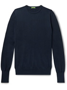 SID MASHBURN - Cotton Sweater - Blue