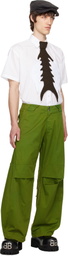 YAKU Green Battle Axe Cargo Pants