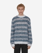 Striped Brushed Mohair Sweater