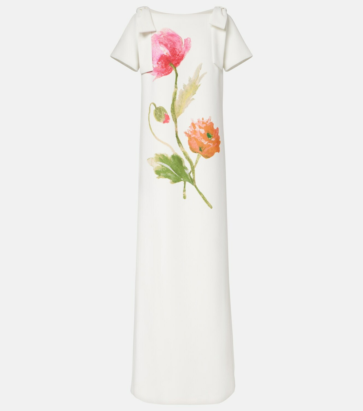 Carolina Herrera Bow-detail floral gown