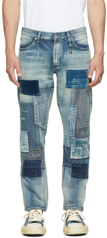 Photo: FDMTL Blue Slim Fit Straight CS85 Jeans